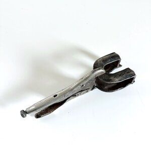 VINTAGE PETERSON MFG VISE GRIP DEWITT NEBRASKA #9 WELDING CLAMP LOCKING